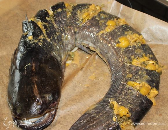 А теперь заправить апельсиновой смесью.