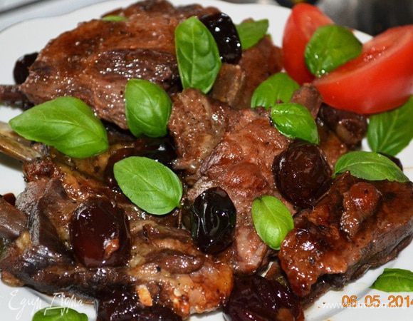 Получается вот такое мяско со вкусом ткемали)