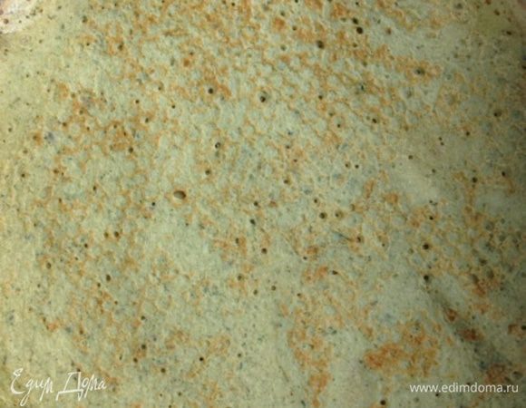 Вот такие красивые блинчики выходят.