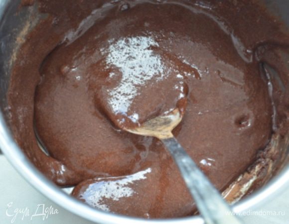 Получается такая густая масса. 