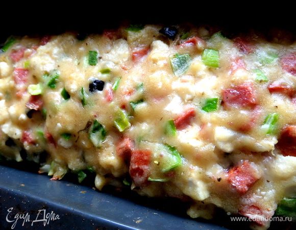 Запекаем при 180*,но на полуготовом этапе вынуть...