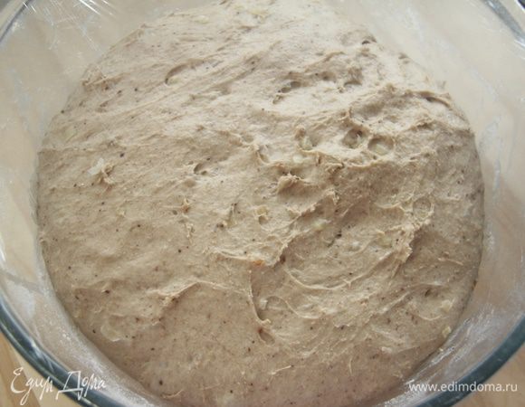 Тесто через час...