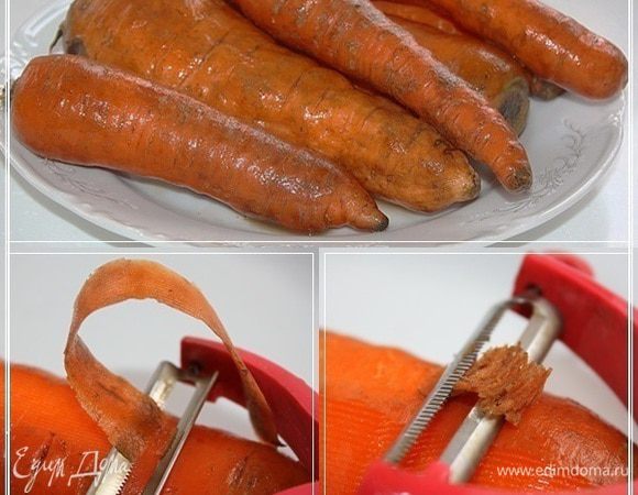 Чуть отвлекусь и покажу интересный девайс – овощи чистить. Видите, можно и стружку снять и ошкрябать корнеплод, если надо. Очень удобная вещица.