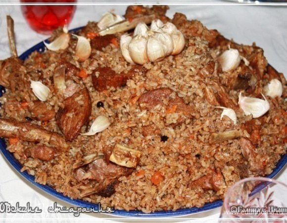 А потом порезать и смешать с пловом, или подавать отдельно. Это уж кому как нравится.