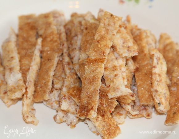 Нарезаем полосками, как на лапшу.