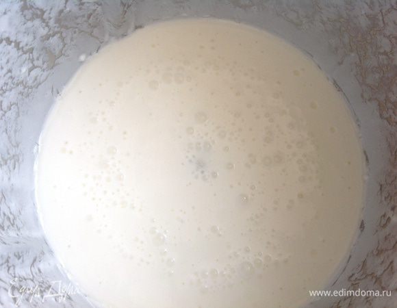 Взбить блендером.
