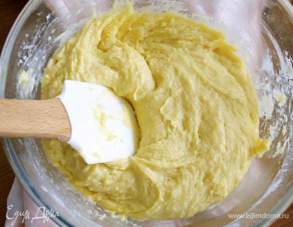 Тесто получится достаточно мягкое. 