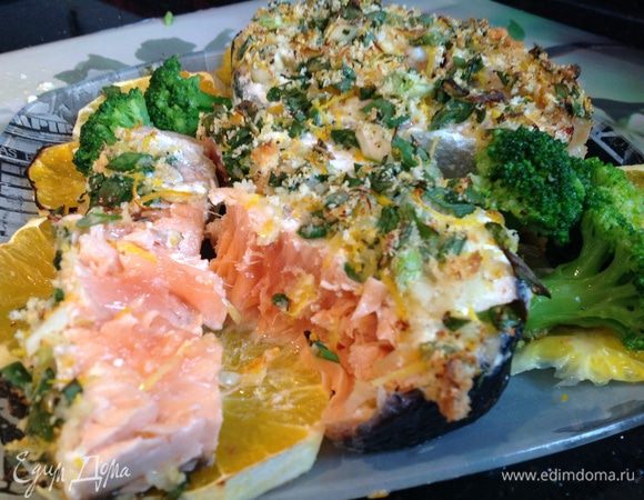 Вот такая она нежная и сочная внутри.