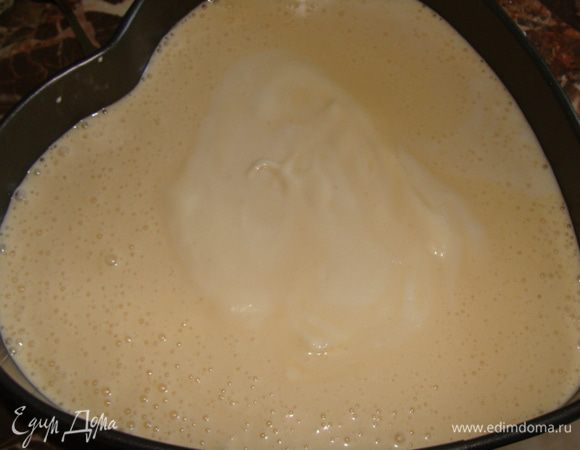 Суфле застывает моментально.