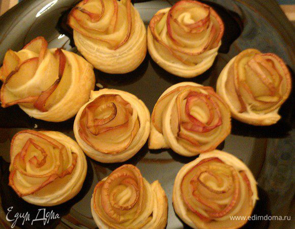 Готовые "розочки" полностью остудить.