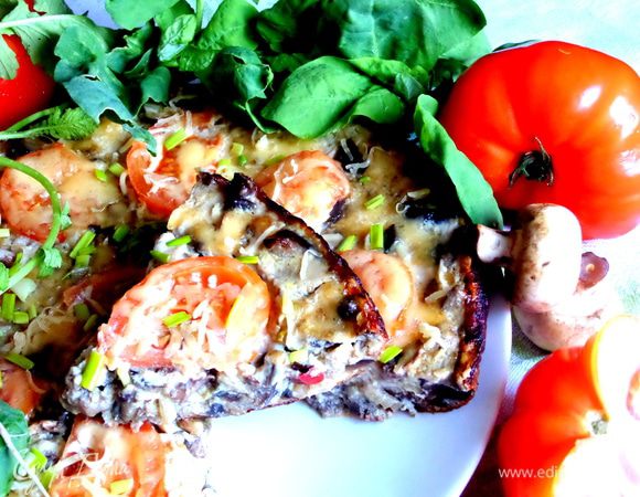 Вот теперь подаём нашу фриттату всем любителям овощей!!!