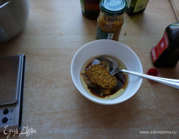 Теперь соус.