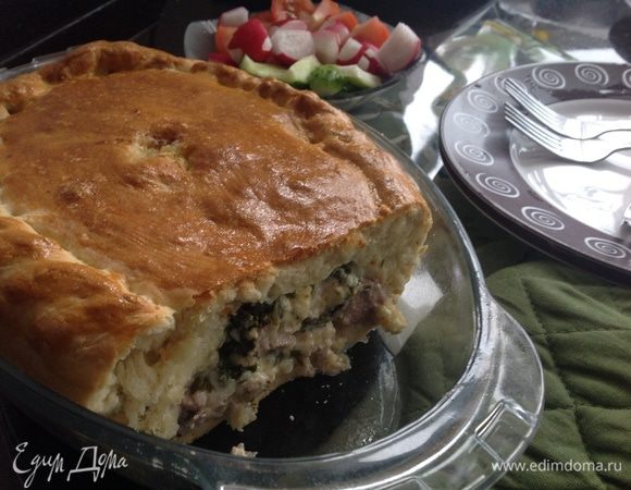 Подавайте с листьями салата и свежими овощами.