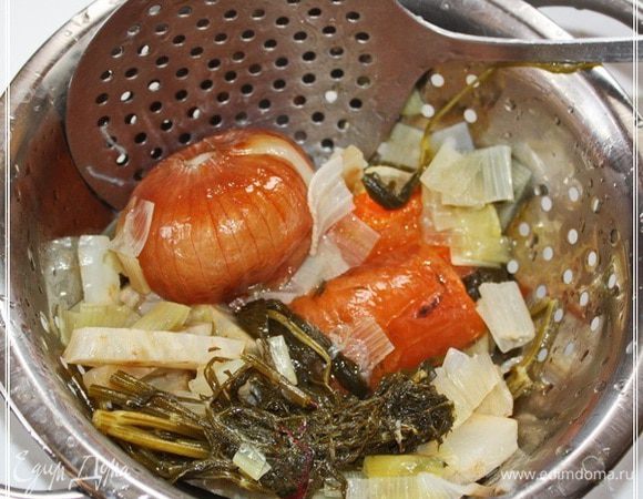 Извлекаем всю корнеовощную закладку.