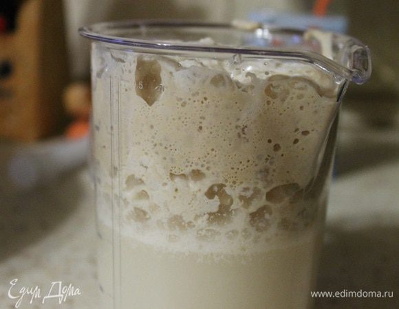 Вот так поднялась у нас опара.