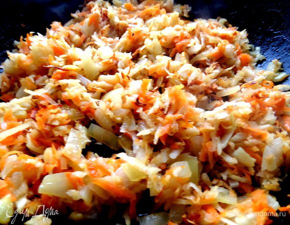 До золотистого состояния.