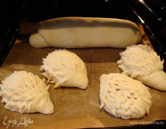 Ставим в теплую духовку, подогреть немного и выключить, чтобы руке тепло было и оставляем на 30 минут.
