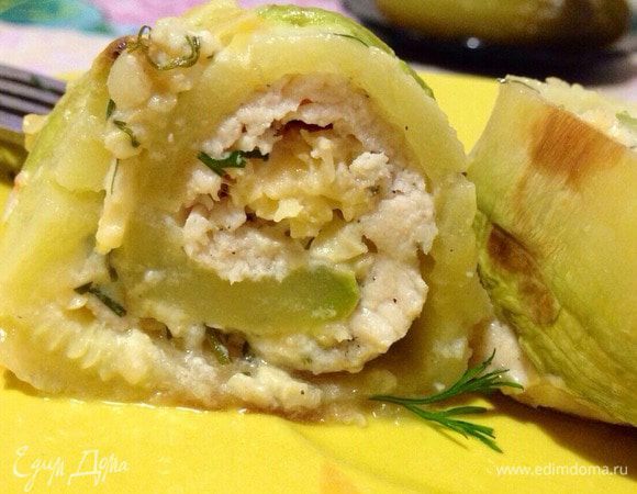 Ну и разрез.Правда не очень удачный,но главное успела сфотографировать! :) Приятного аппетита! :)