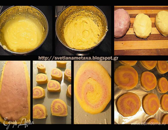 Сахарную пудру взбить с маслом.