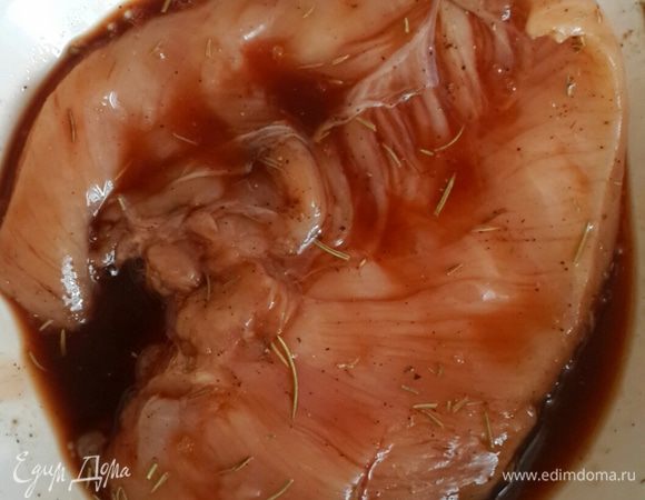 Вот так оно выглядит замаринованным.