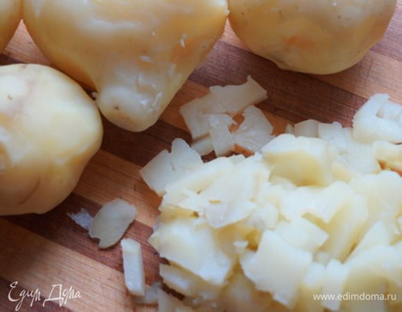 Измельчаем.