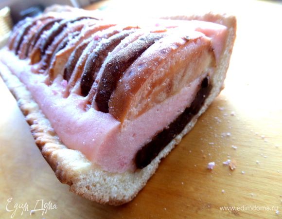 С вечера отрезала краешек просящим на пробу)))