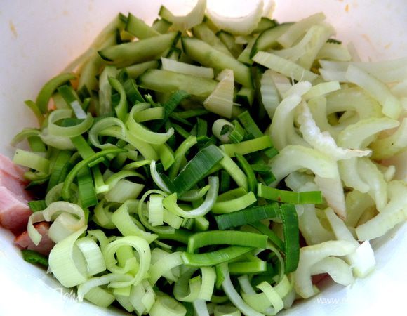 Высыпать в общий состав.