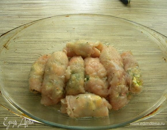 Вот как вышло у меня... включаем духовку на 200 гр.