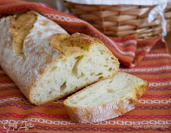 Хлеб можно взять практически любой. Багет... У меня в данном случае Хлеб на молочной сыворотке от Ярославы http://www.edimdoma.ru/retsepty/56894-hleb-na-molochnoy-syvorotke
