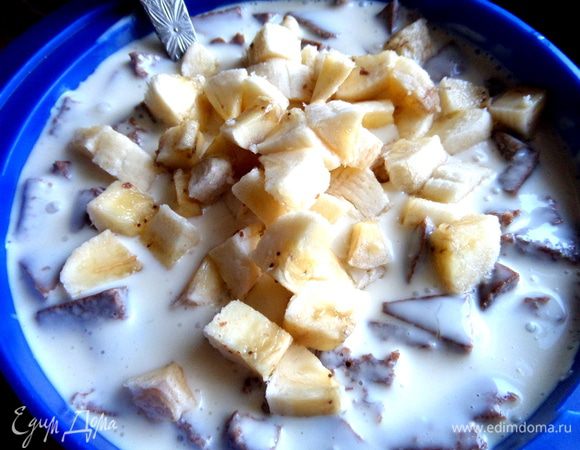 Высыпать в начинку.