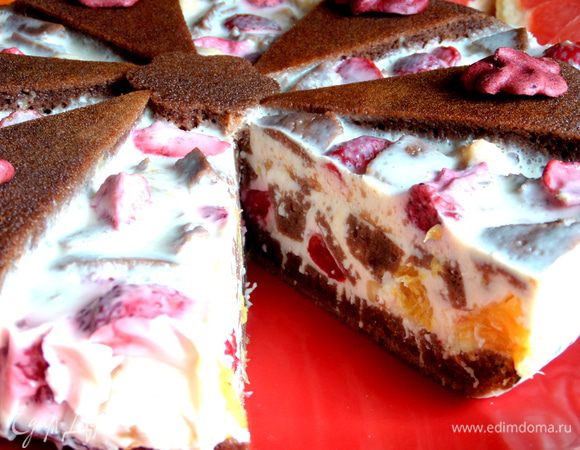 Вот такой внутренний мир тортика)))