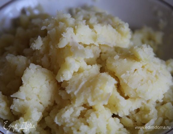 И растолкла толкушкой, не добавляем ничего.