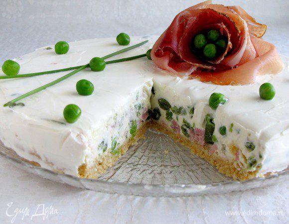 Чизкейк в разрезе.