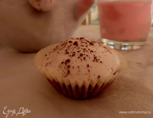 По желанию посыпать какао.