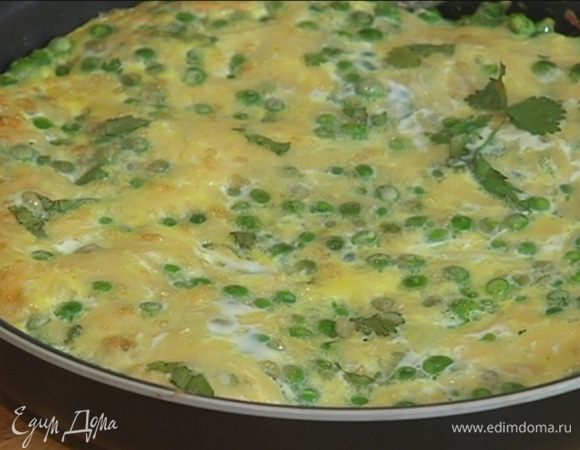 Запекать фриттату в разогретой духовке 10 минут.