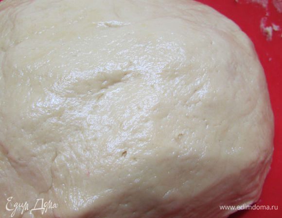 Долго не месите, достаточно, чтобы тесто стало однородным и пластичным. Заверните тесто в пленку и уберите в холодильник на 30-40 минут. 