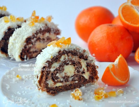 Все апельсиновое чудо готово! Кекс очень ароматный и насыщенный по вкусу. 
Приятного аппетита! 
Моим детям ну очень понравилось!