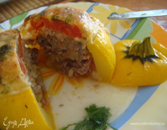 Вот в разрезе. Очень сочно, нежный и приятный вкус.