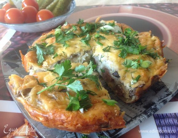 Подавайте с рубленой зеленью.