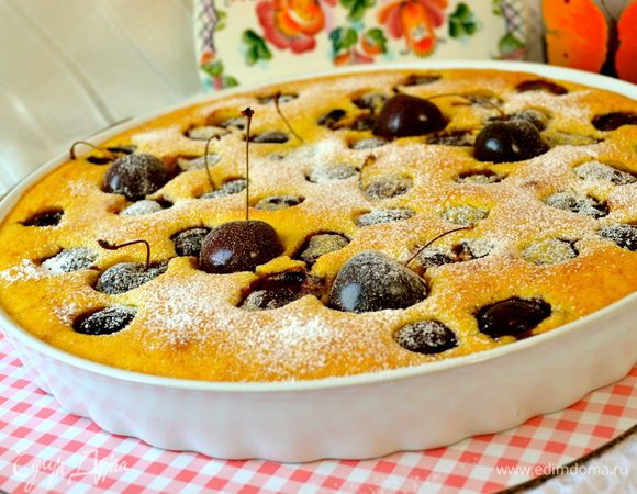 Десерт посыпать сахарной пудрой и подавать! Вкусно как в холодном, так и в теплом виде!