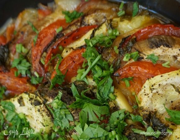 Перед подачей посыпать свежей зеленью.
Приятного аппетита!