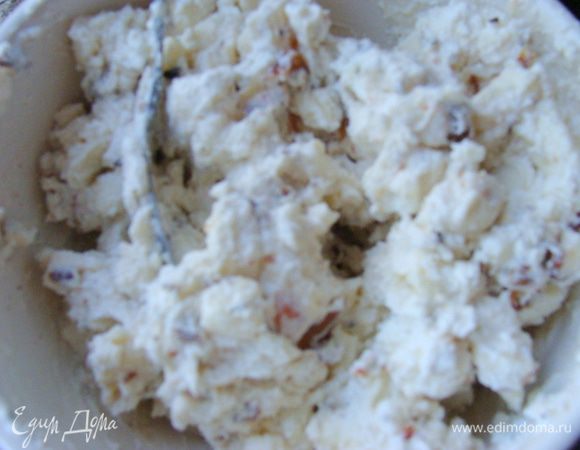 Перемешать и начинка готова.