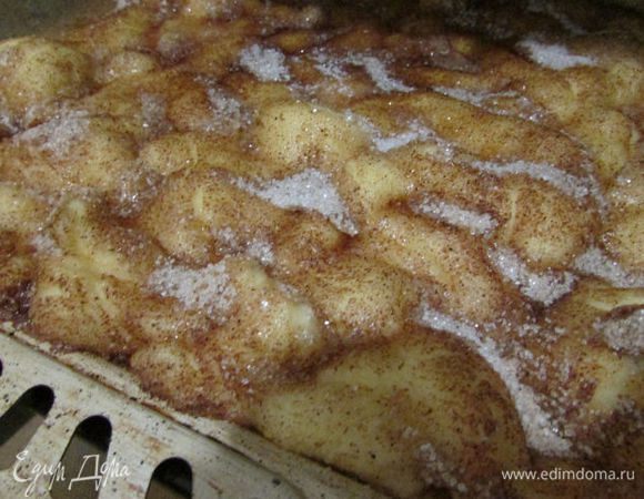 Через 15-20 минут на лепёшке появятся бугорки.