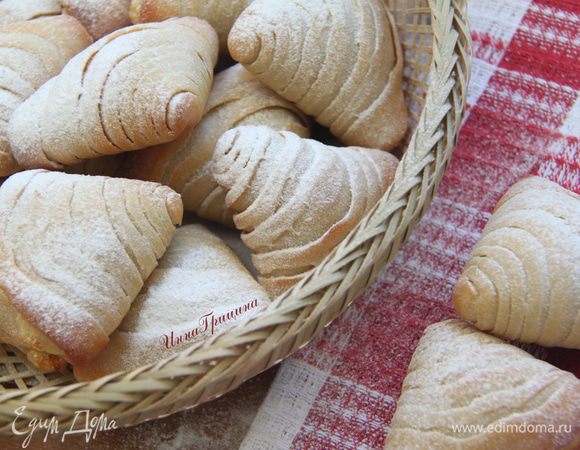 Эти трубочки из дубля #2: как видите, слои тоньше и слоёв больше! Приятного чаепития!!!