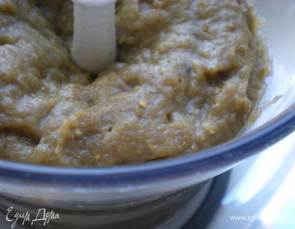 Мякоть измельчить. 