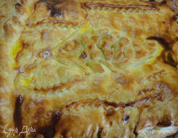 Выпекать 35 минут при температуре 200 градусов.