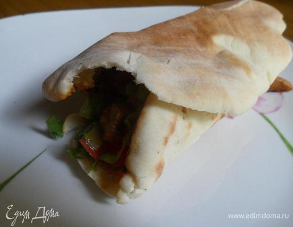 Лепёшку завернуть.