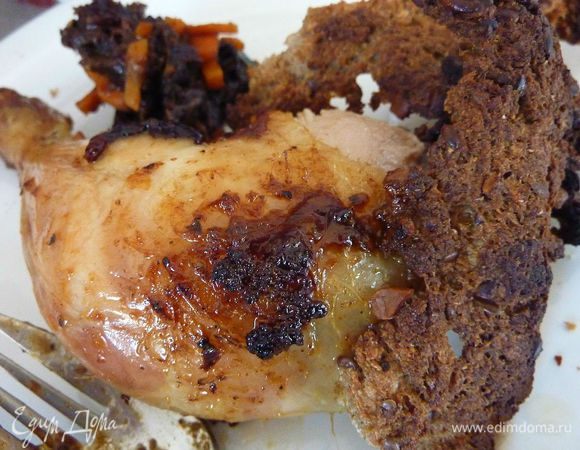 Очень рекомендую рецепт от ВикторияS - Курочка "Очаровательная Замарашка" - http://www.edimdoma.ru/retsepty/65500-kurochka-ocharovatelnaya-zamarashka

Очень вкусно и сочно . 