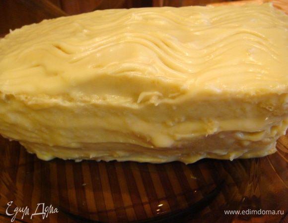 Промазать кремом,крем ушел весь до капельки.))