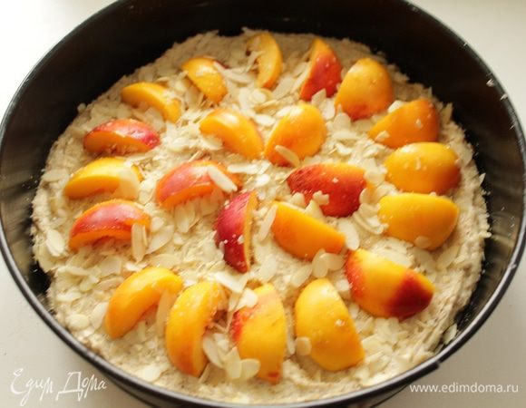 Посыпьте миндальными хлопьями, 